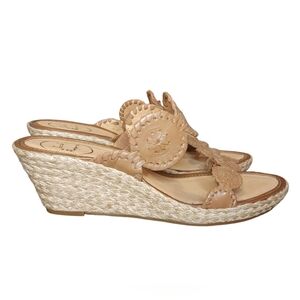 Jack Rogers Brown Wedges with Elegant Design